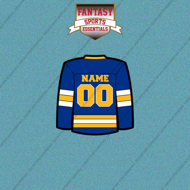 Buffalo Sabres Personalized Current Home Jersey Car Decals