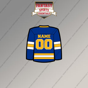 Buffalo Sabres Personalized Current Home Jersey Magnets