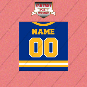 Buffalo Sabres Personalized Current Home Jersey Wall Art Prints