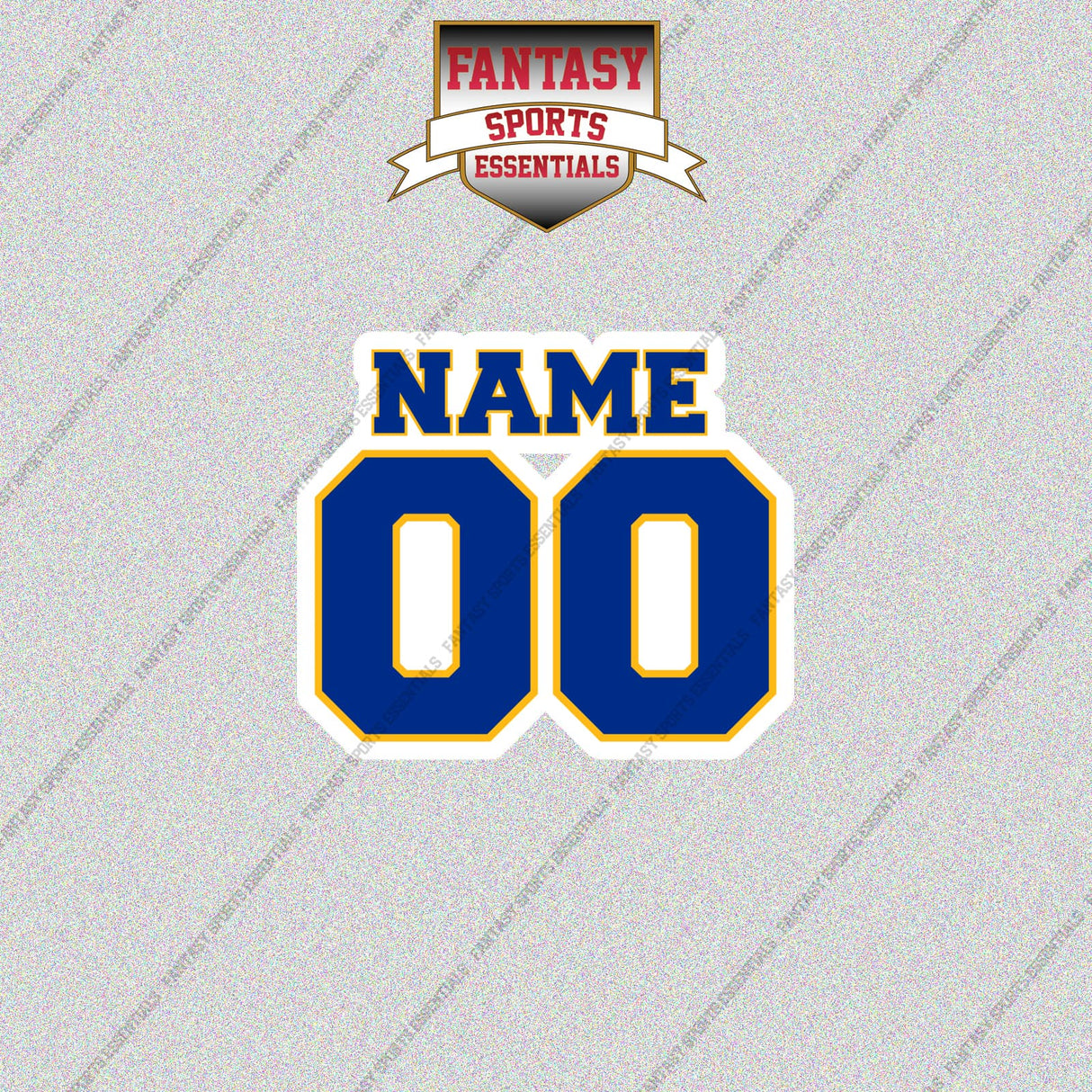 Buffalo Sabres Personalized Current Name and Number Glossy Stickers