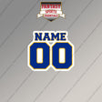 Buffalo Sabres Personalized Current Name and Number Magnets