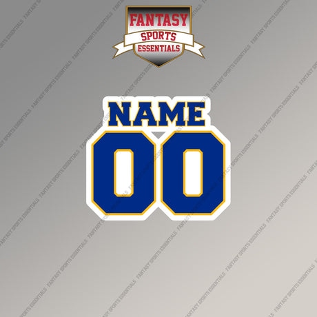 Buffalo Sabres Personalized Current Name and Number Magnets