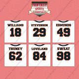 Chicago Bears 2025 Away Jersey Wall Art Prints (Choose Your Player) Page 2