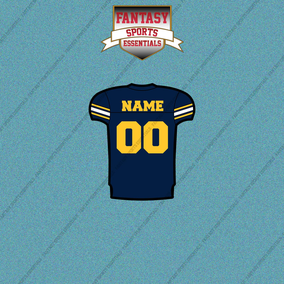 Cal Golden Bears Football Personalized Home Jersey Car Decals