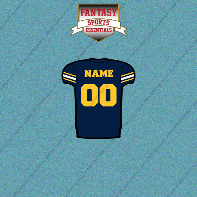 Cal Golden Bears Football Personalized Home Jersey Car Decals