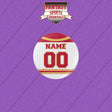 Calgary Flames Personalized Current Away Jersey Buttons