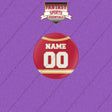 Calgary Flames Personalized Current Home Jersey Buttons