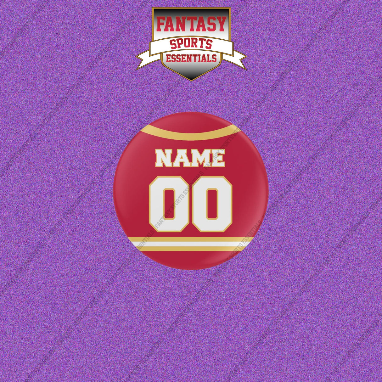 Calgary Flames Personalized Current Home Jersey Buttons