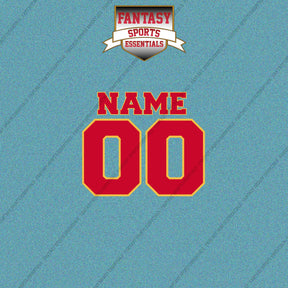 Calgary Flames Personalized Current Name and Number Car Decals