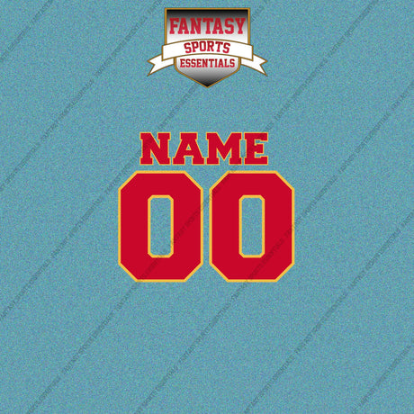 Calgary Flames Personalized Current Name and Number Car Decals