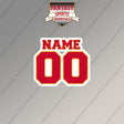 Calgary Flames Personalized Current Name and Number Magnets