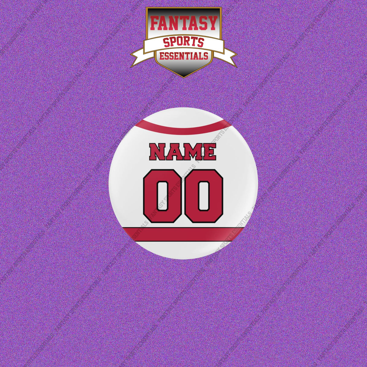 Carolina Hurricanes Personalized Current Away Jersey Buttons