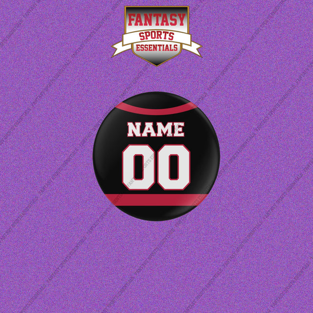 Carolina Hurricanes Personalized Current Home Jersey Buttons