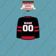 Carolina Hurricanes Personalized Current Home Jersey Car Decals
