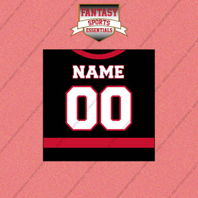 Carolina Hurricanes Personalized Current Home Jersey Wall Art Prints