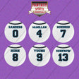 Carolina Panthers 2025 Away Jersey Button Pins (Choose Your Player) Page 1