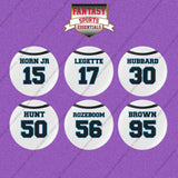 Carolina Panthers 2025 Away Jersey Button Pins (Choose Your Player) Page 2