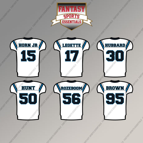 Carolina Panthers 2025 Away Jersey Magnets (Choose Your Player) Page 2