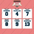 Carolina Panthers 2025 Away Jersey Wall Art Prints (Choose Your Player) Page 1