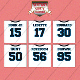 Carolina Panthers 2025 Away Jersey Wall Art Prints (Choose Your Player) Page 2