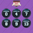 Carolina Panthers 2025 Home Jersey Button Pins (Choose Your Player) Page 1