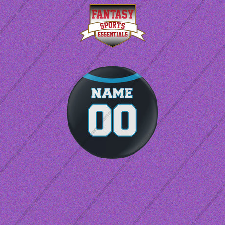 Carolina Panthers Personalized Current Home Jersey Buttons