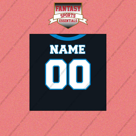 Carolina Panthers Personalized Current Home Jersey Wall Art Prints
