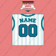 Charlotte Hornets Personalized Current Away Jersey Wall Art Prints
