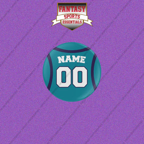 Charlotte Hornets Personalized Current Home Jersey Buttons