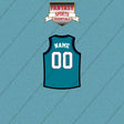 Charlotte Hornets Personalized Current Home Jersey Car Decals