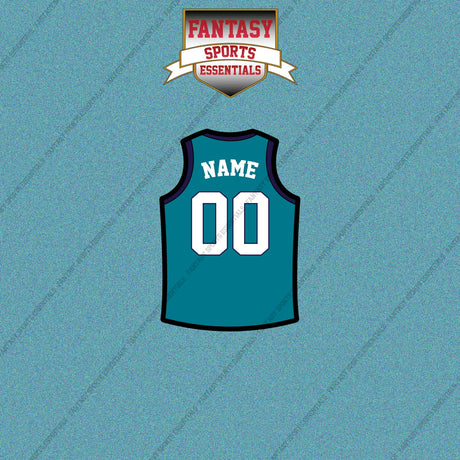 Charlotte Hornets Personalized Current Home Jersey Car Decals