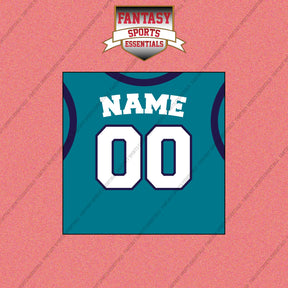 Charlotte Hornets Personalized Current Home Jersey Wall Art Prints