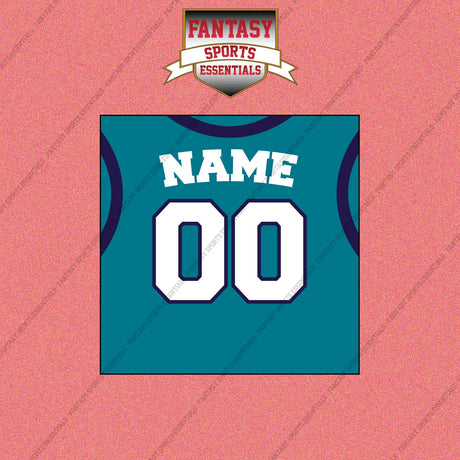 Charlotte Hornets Personalized Current Home Jersey Wall Art Prints