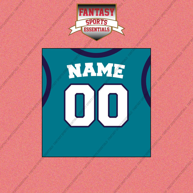 Charlotte Hornets Personalized Current Home Jersey Wall Art Prints