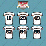 Chicago Bears 2025 Away Jersey Car Decals (Choose Your Player) Page 2