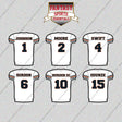 Chicago Bears 2025 Away Jersey Glossy Stickers (Choose Your Player) Page 1