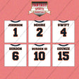 Chicago Bears 2025 Away Jersey Wall Art Prints (Choose Your Player) Page 1