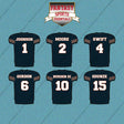 Chicago Bears 2025 Home Jersey Car Decals (Choose Your Player) Page 1