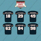Chicago Bears 2025 Home Jersey Car Decals (Choose Your Player) Page 2