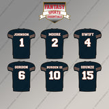 Chicago Bears 2025 Home Jersey Magnets (Choose Your Player) Page 1