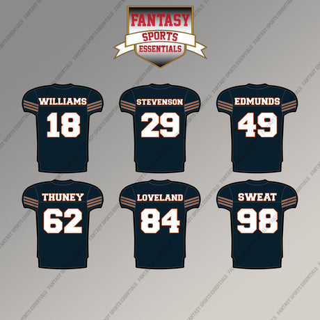 Chicago Bears 2025 Home Jersey Magnets (Choose Your Player) Page 2