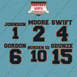 Chicago Bears 2025 Name and Number Car Decals (Choose Your Player) Page 1