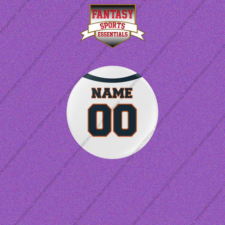 Chicago Bears Personalized Current Away Jersey Buttons