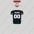 Chicago Bears Personalized Current Home Jersey Glossy Stickers