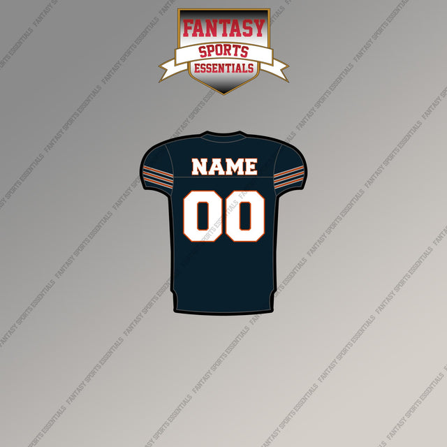 Chicago Bears Personalized Current Home Jersey Magnets