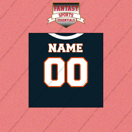 Chicago Bears Personalized Current Home Jersey Wall Art Prints