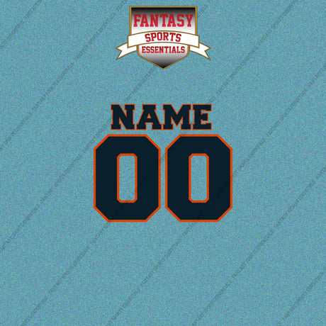 Chicago Bears Personalized Current Name and Number Car Decals