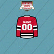 Chicago Blackhawks Personalized Current Home Jersey Car Decals
