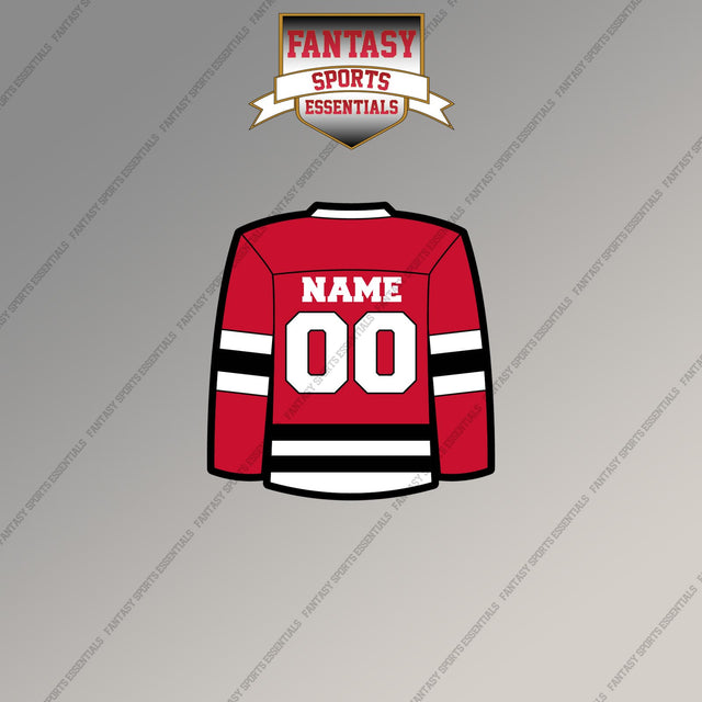 Chicago Blackhawks Personalized Current Home Jersey Magnets