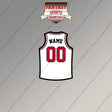 Chicago Bulls Personalized Current Away Jersey Magnets